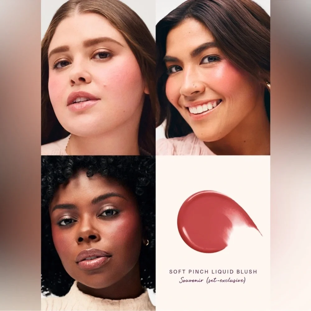 Rare Beauty Limited Edition Rare Soft Pinch Liquid Blush Duo, NWT